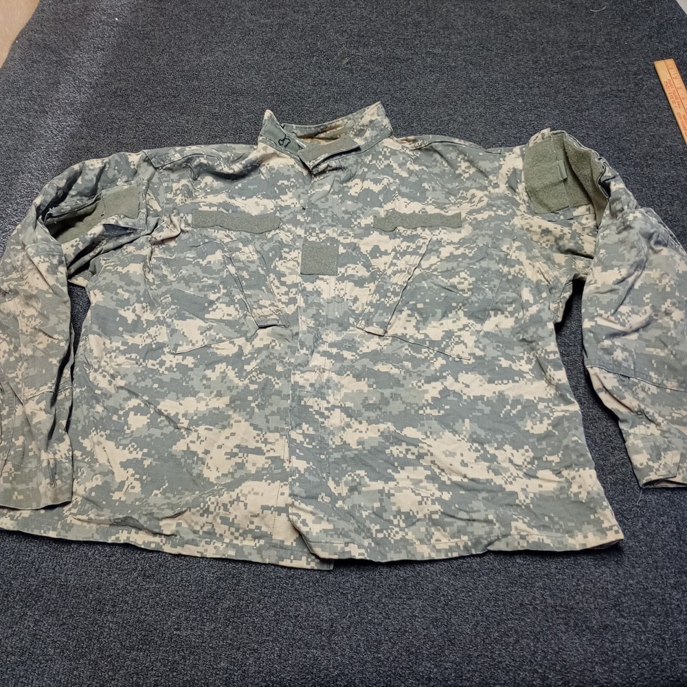 Army Combat Uniform‎ Coat Adult Large X Short  Digital Camo Paintball